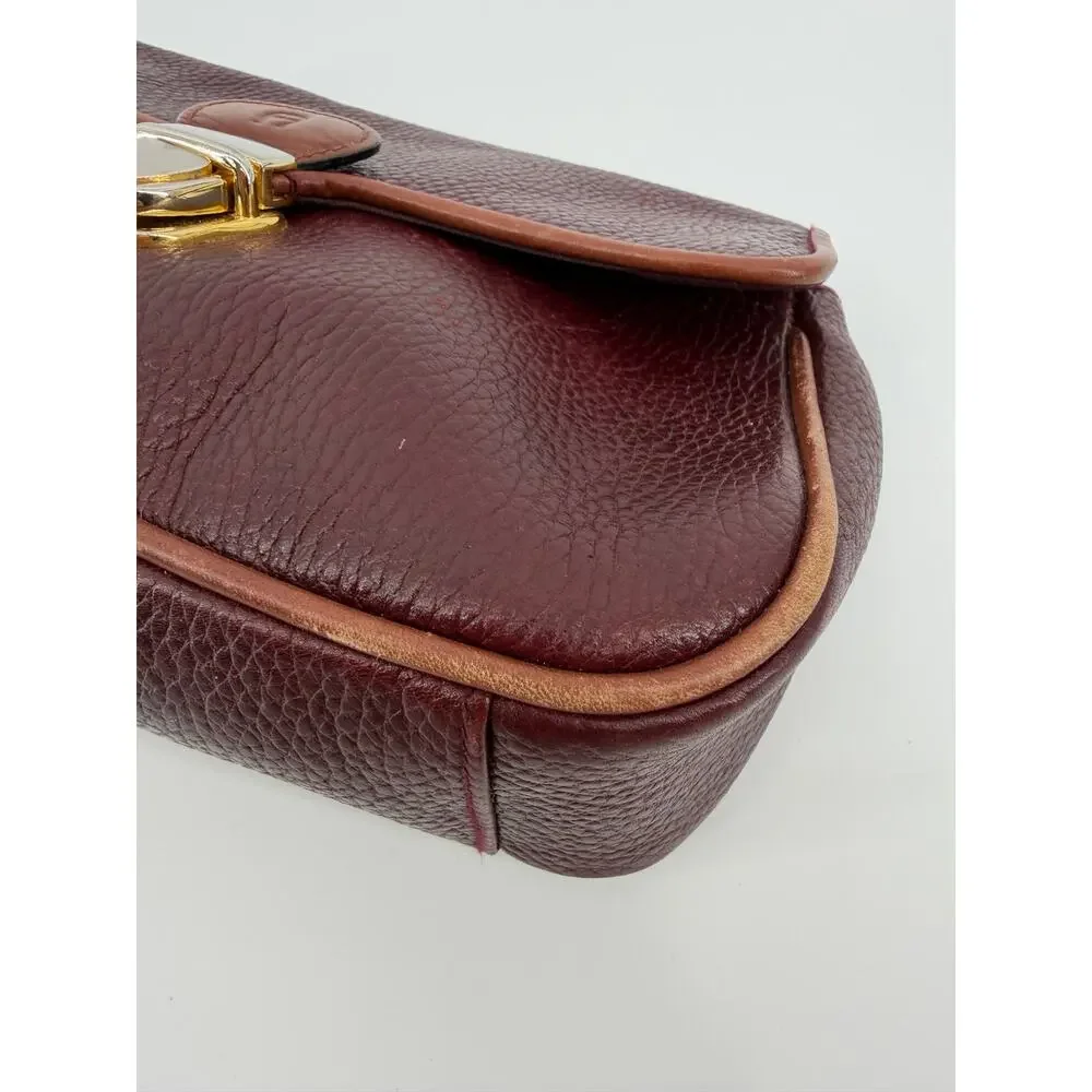 Leather clutch bag, Etienne Aigner